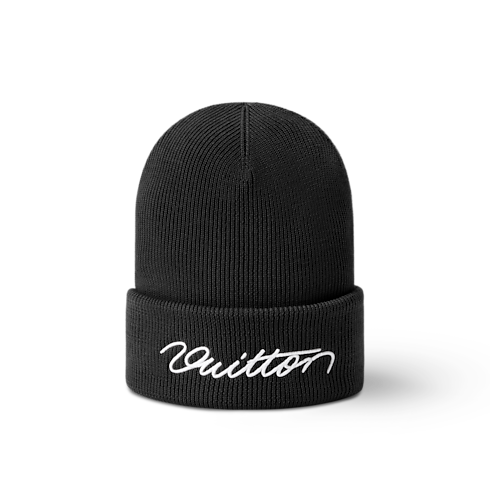 Signature Beanie . in Men's Accessories Hats, Beanies and Gloves collections by Louis Vuitton (Product zoom)