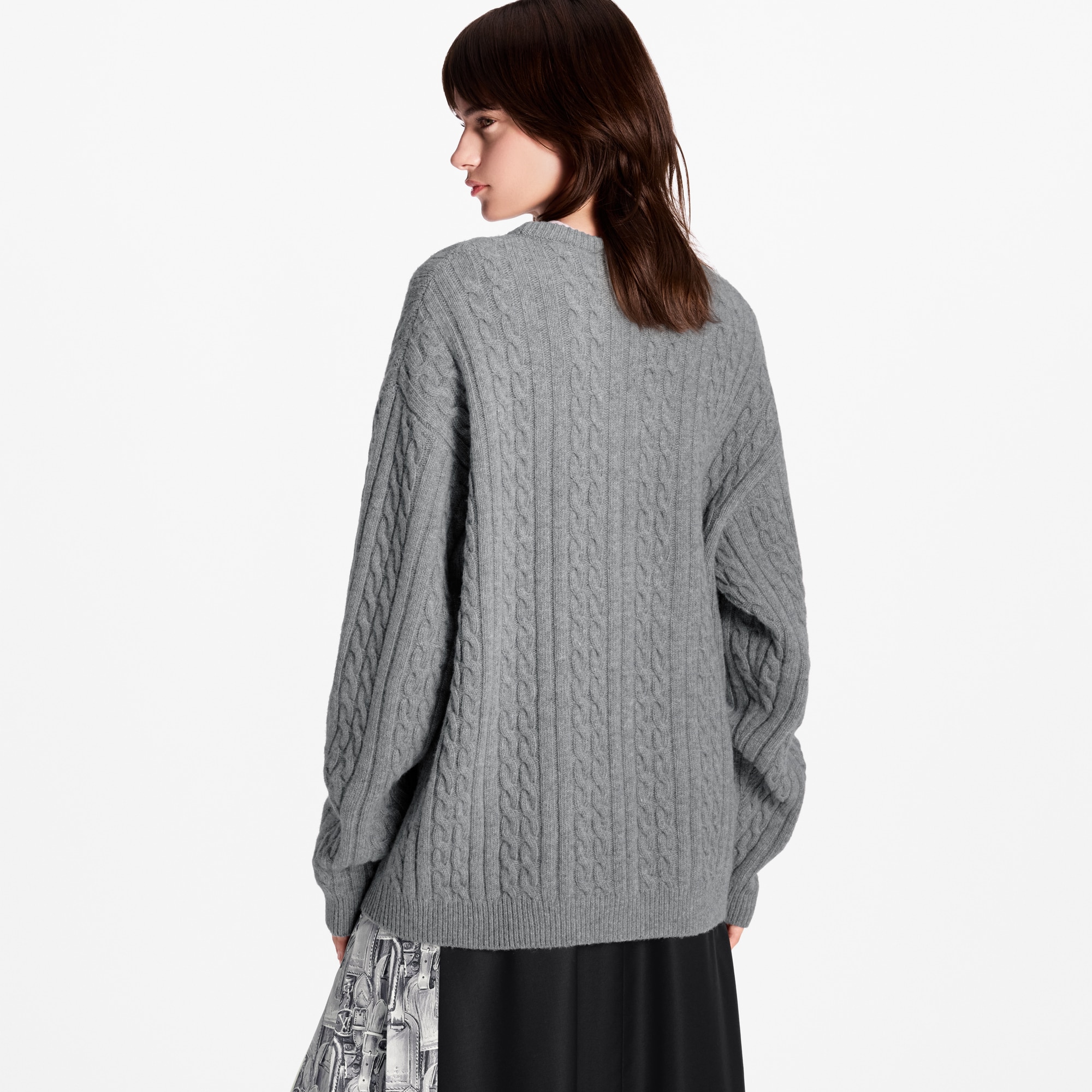 Signature Cable Knit Pullover  in Women