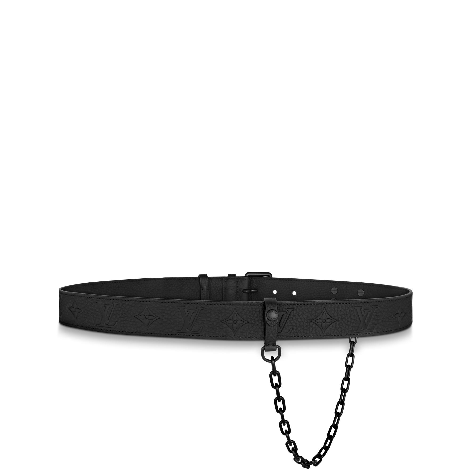 Signature Chain 35mm Belt Taurillon in Men