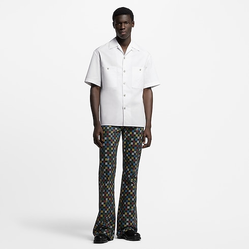 Signature Short-Sleeved Cotton Shirt in Men's Ready-to-Wear Shirts collections by Louis Vuitton (Product zoom)