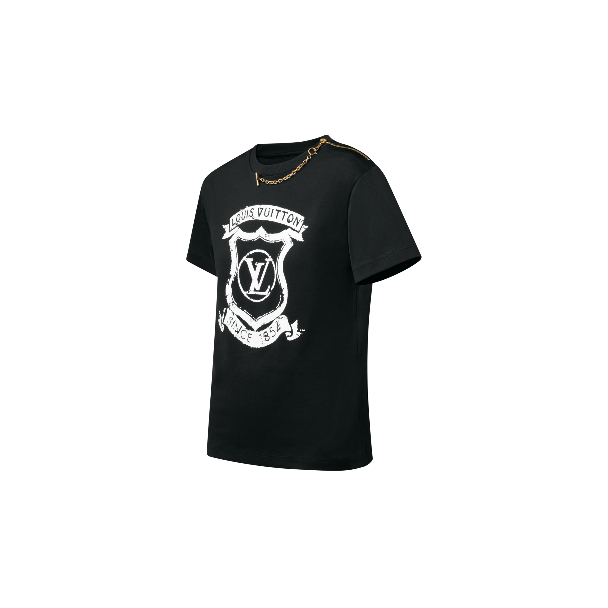 Signature Zipper Detail T-Shirt  in Women