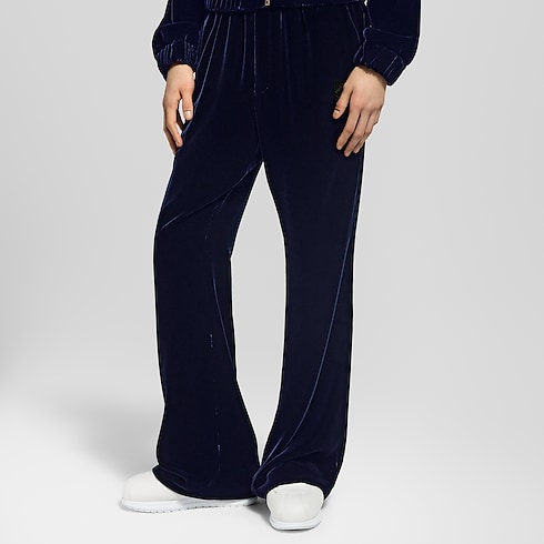 Silk Velvet Trackpants in Men's Ready-to-Wear Pants collections by Louis Vuitton (Product zoom)