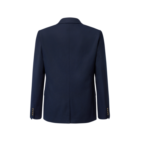 Single-Breasted Denim Notch Lapel Jacket in Men's Ready-to-Wear Denim collections by Louis Vuitton (Product zoom)
