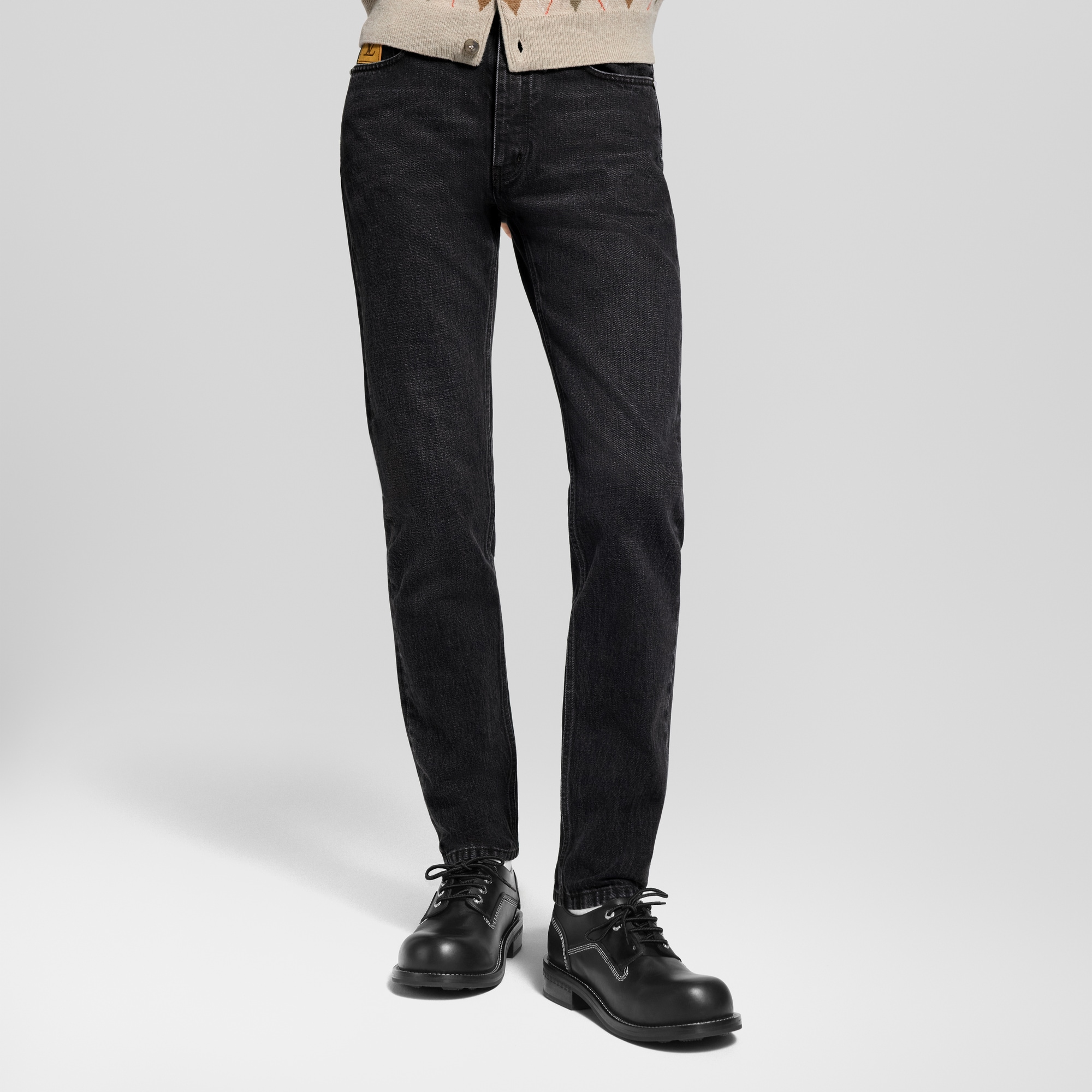 Slim Fit Denim Pants  in Men