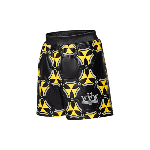 Soccer Ball Patchwork Leather Shorts in Men's Ready-to-Wear All Ready-to-Wear collections by Louis Vuitton (Product zoom)