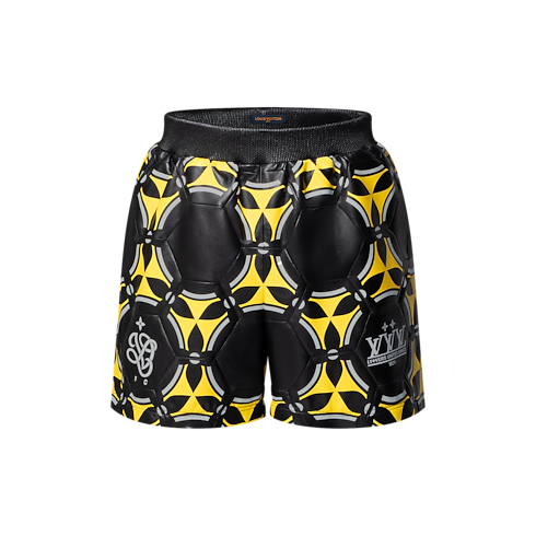 Soccer Ball Patchwork Leather Shorts in Men's Ready-to-Wear All Ready-to-Wear collections by Louis Vuitton (Product zoom)