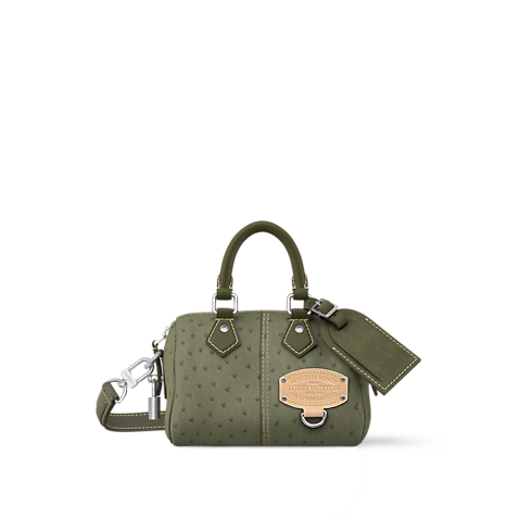 Speedy 18 Bandoulière Autruche in Les Extraordinaires's Exotics Men City Bags collections by Louis Vuitton (Product zoom)