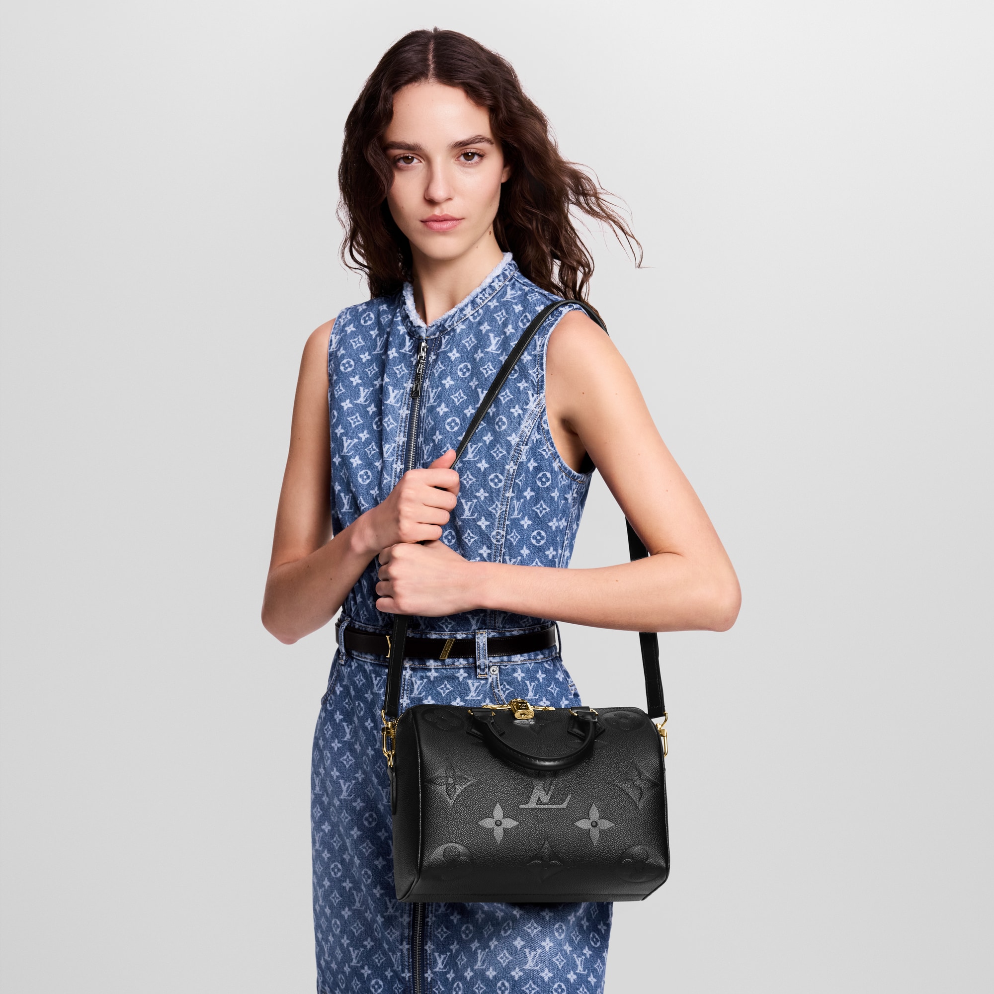 Speedy Bandoulière 25 Monogram Empreinte in Women