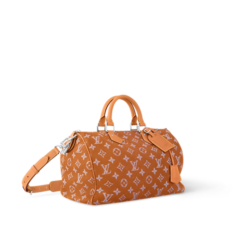 Speedy P9 Bandoulière 40 H40 in Les Extraordinaires's Leather Goods and Travel Speedy P9 collections by Louis Vuitton (Product zoom)