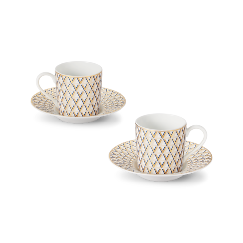 Splendor Set of 2 Coffee Cups and Saucers in Trunks, Travel and Home's Home and Art of Dining Art of Dining collections by Louis Vuitton (Product zoom)