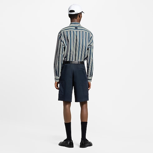 Striped Oversized Shirt in Men's Ready-to-Wear Shirts collections by Louis Vuitton (Product zoom)