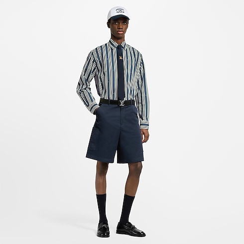 Striped Oversized Shirt in Men's Ready-to-Wear Shirts collections by Louis Vuitton (Product zoom)