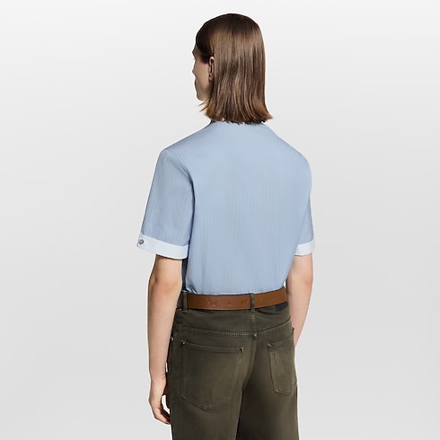 Striped Short-Sleeved Shirt in Men's Ready-to-Wear Shirts collections by Louis Vuitton (Product zoom)