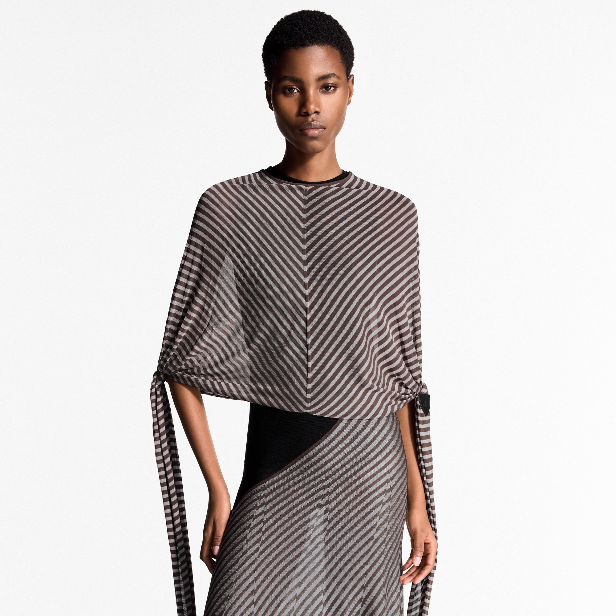 Striped Side-Tie Top   in Women