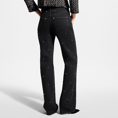 Stud Detail Jeans in Women's Ready-to-Wear Pants and Shorts collections by Louis Vuitton (Product zoom)