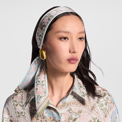 Summer Garden BB Bandeau . in Women's Accessories Silk Squares and Bandeaus collections by Louis Vuitton (Product zoom)