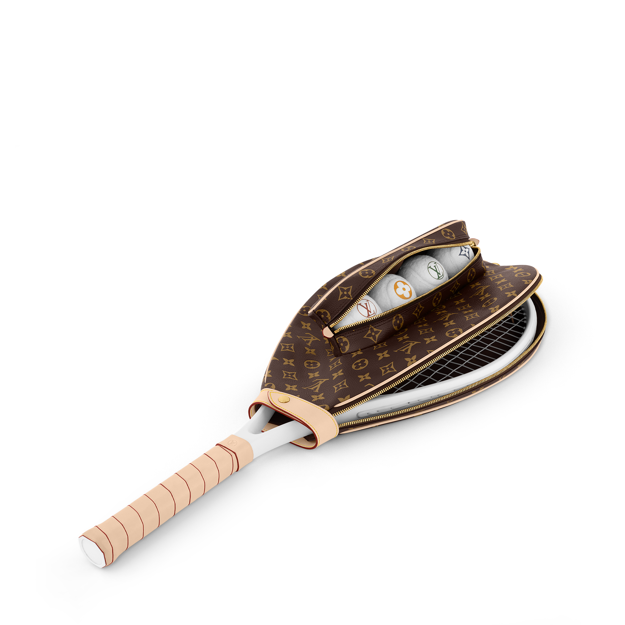 Suzanne Racket Pouch Monogram in Trunks, Travel and Home