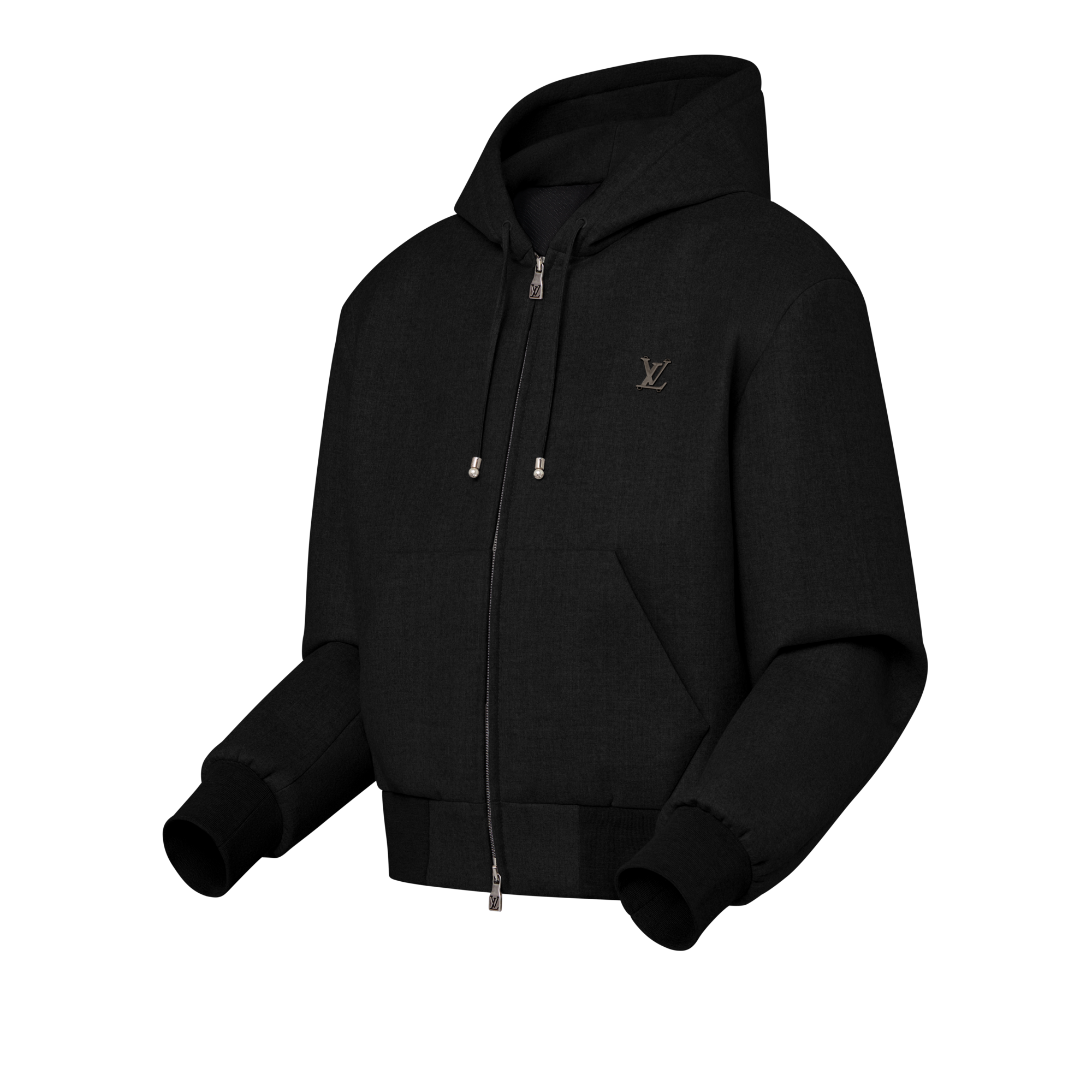 Tailored Technical Wool Hooded Blouson  in Men