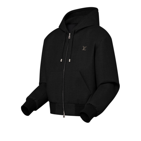 Tailored Technical Wool Hooded Blouson in Men's Ready-to-Wear Outerwear and Coats collections by Louis Vuitton (Product zoom)