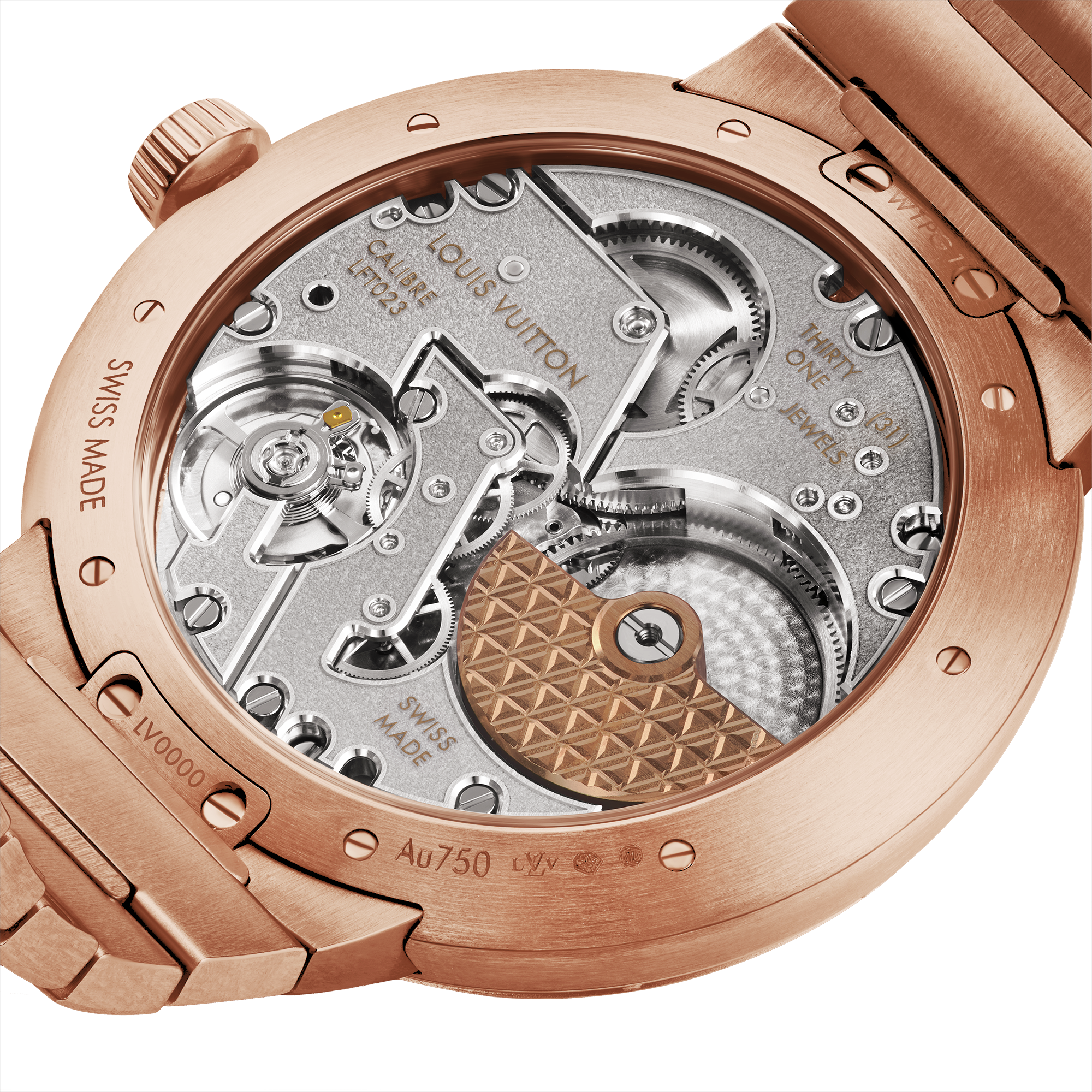 Tambour, Automatic, 40mm, Pink gold  in Watches