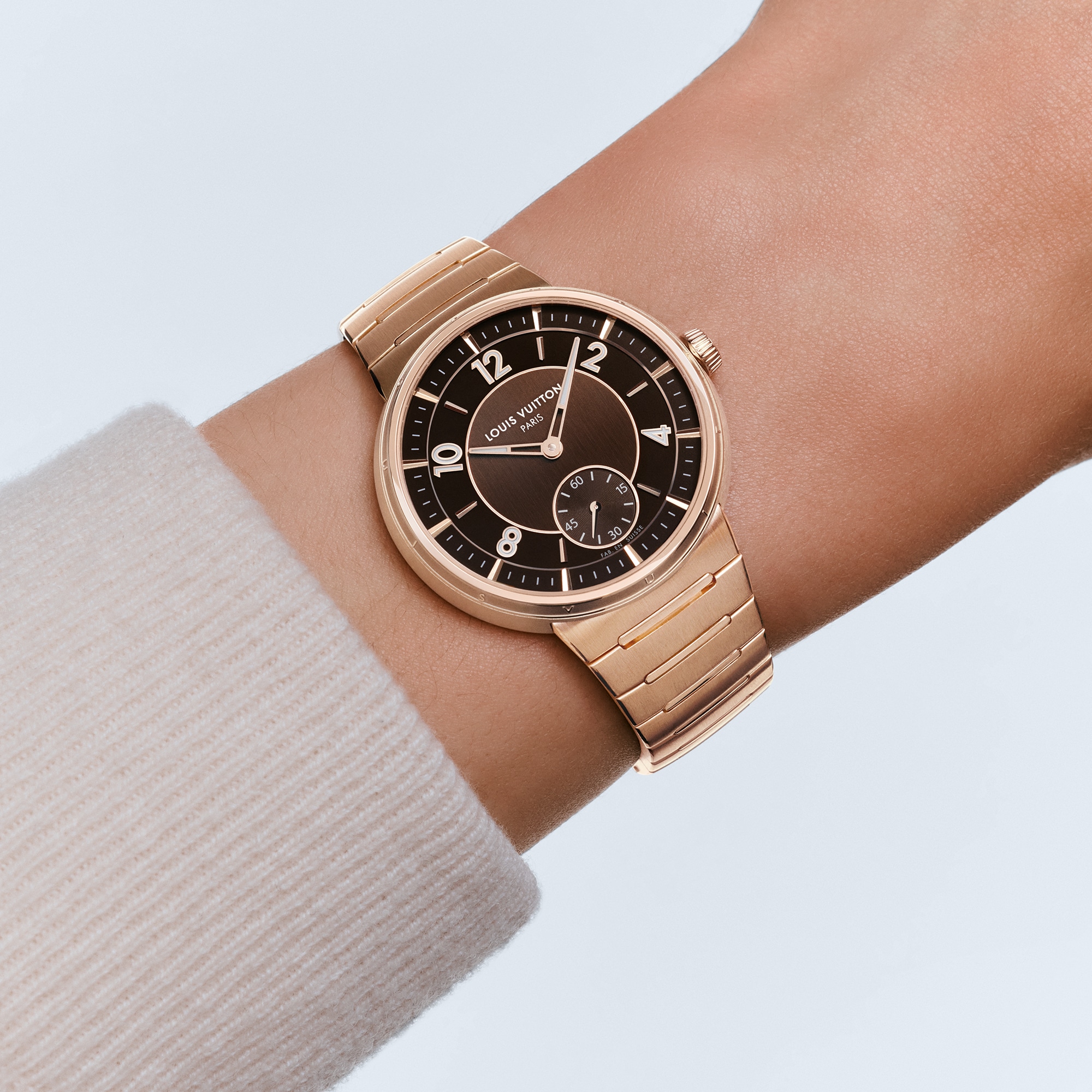 Tambour, Automatic, 40mm, Pink gold  in Watches