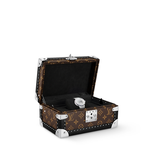 Tambour, Automatic, 40mm, Platinum, sapphires and rubies in Watches's All Watches } collections by Louis Vuitton (Product zoom)