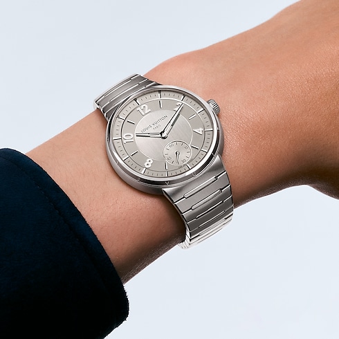 Tambour, Automatic, 40mm, Steel in Watches's All Watches } collections by Louis Vuitton (Product zoom)