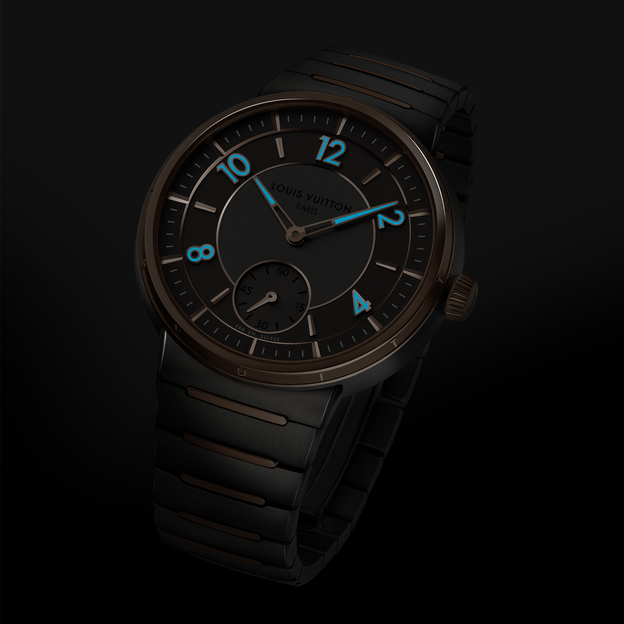 Tambour, Automatic, 40mm, Steel and pink gold  in Watches