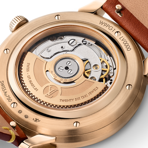 Tambour Convergence, Automatic, 37mm, Rose Gold in Watches's All Watches } collections by Louis Vuitton (Product zoom)