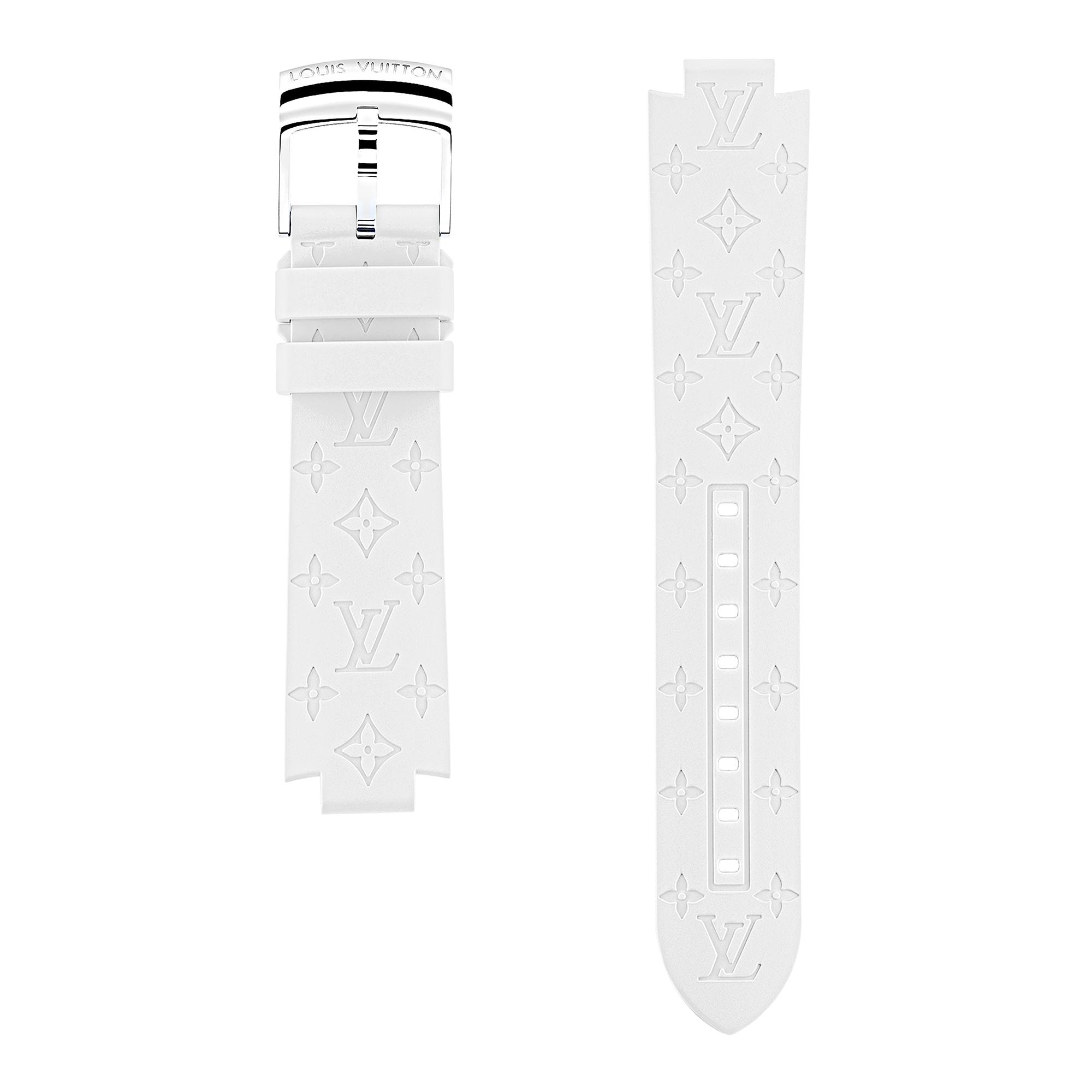 Tambour Monogram Rubber Strap  in Watches
