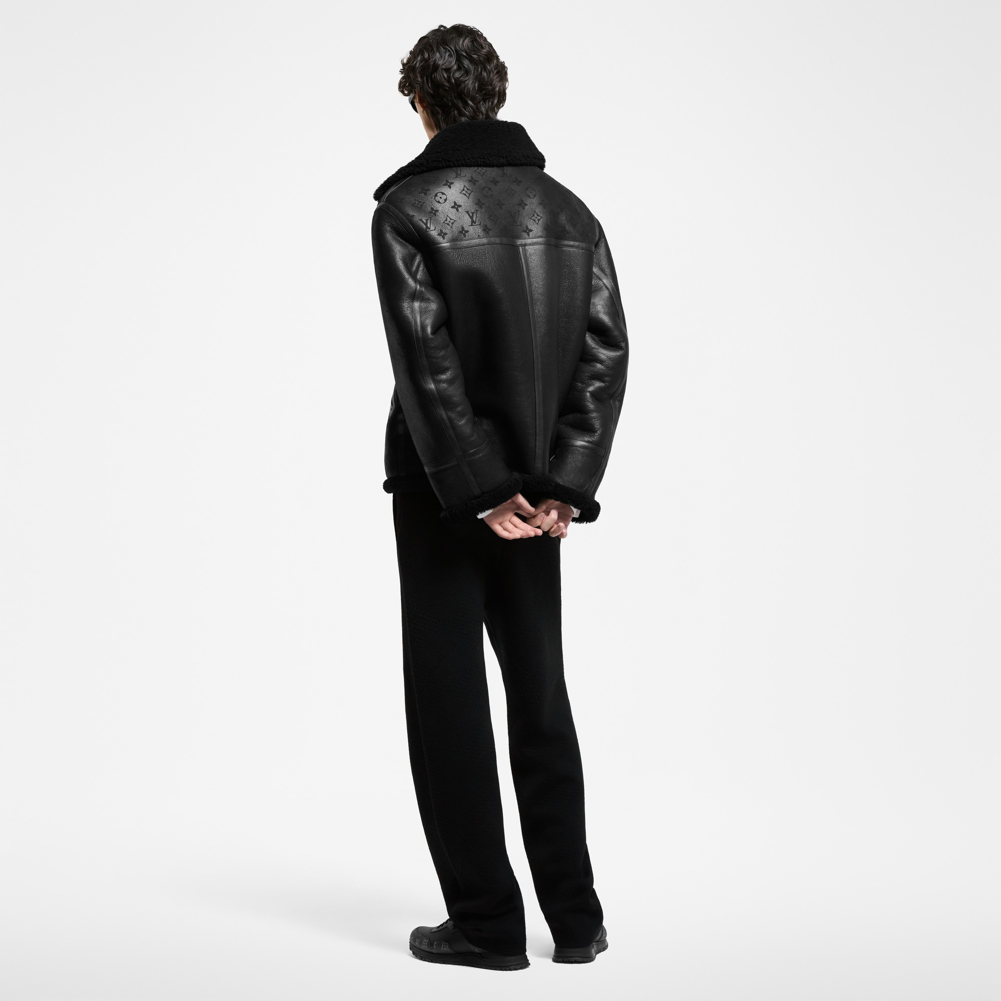 Textured Knit Wool-Blend Jogpants  in Men