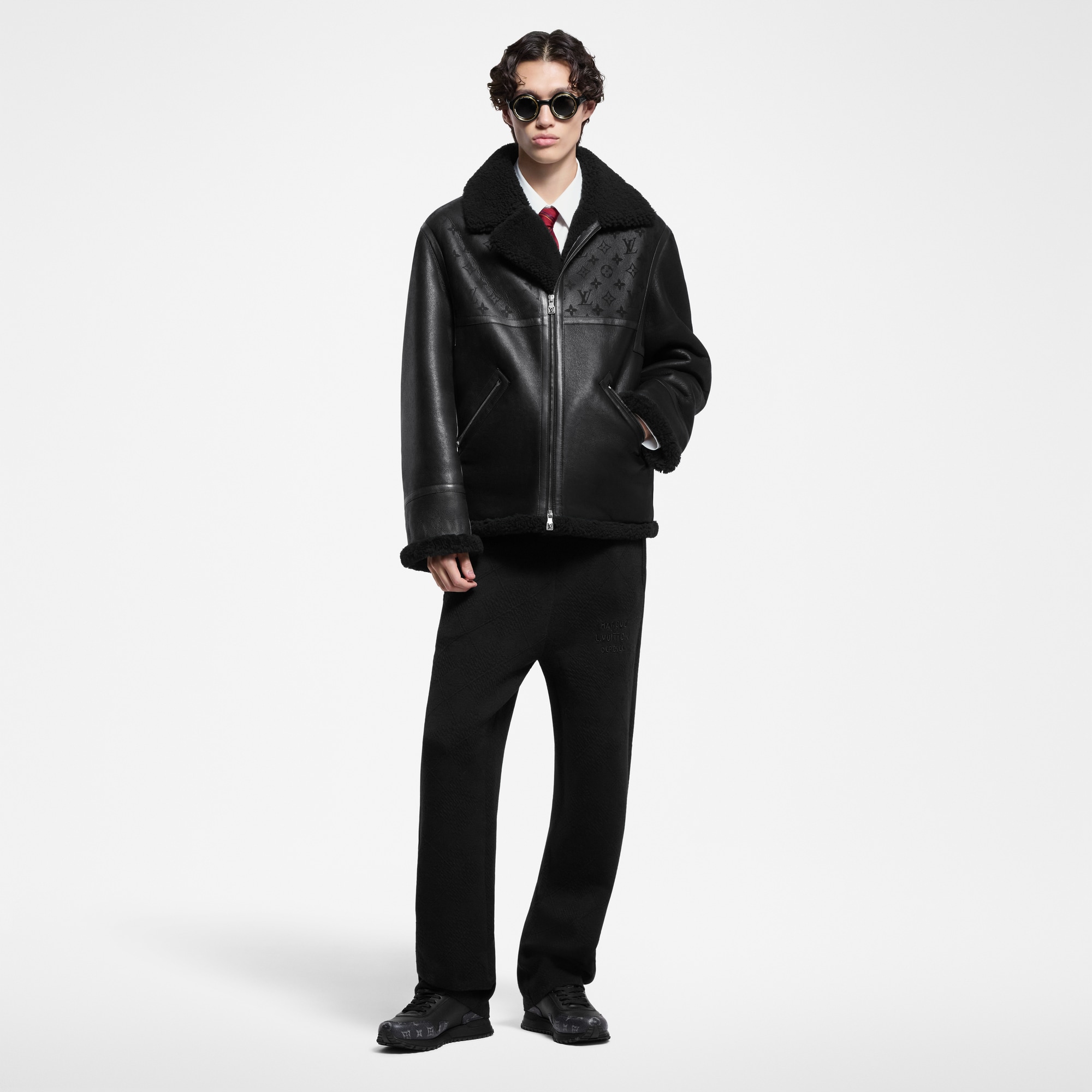 Textured Knit Wool-Blend Jogpants  in Men