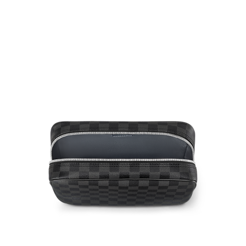 Toilet Pouch GM Damier Graphite in Men's Travel Travel Accessories collections by Louis Vuitton (Product zoom)