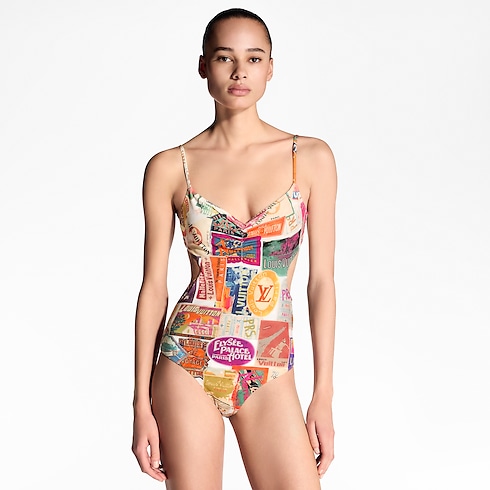 Travel Patch Swimsuit in Women's Ready-to-Wear Swimwear collections by Louis Vuitton (Product zoom)