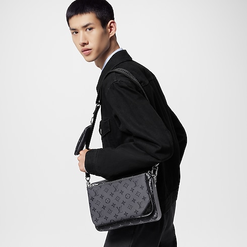Trio Messenger Monogram Eclipse in Men's Bags All Collections collections by Louis Vuitton (Product zoom)