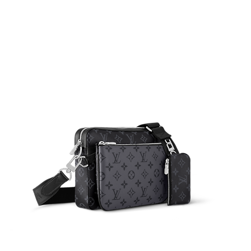 Trio Messenger Monogram Eclipse in Men's Bags All Collections collections by Louis Vuitton (Product zoom)