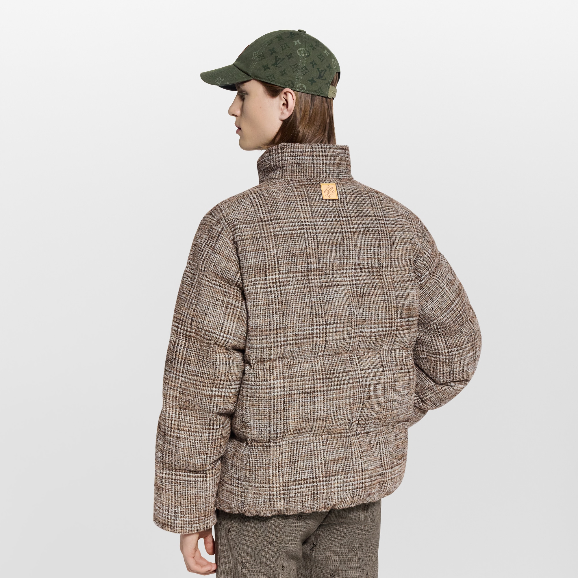 Tweed Down Blouson  in Men