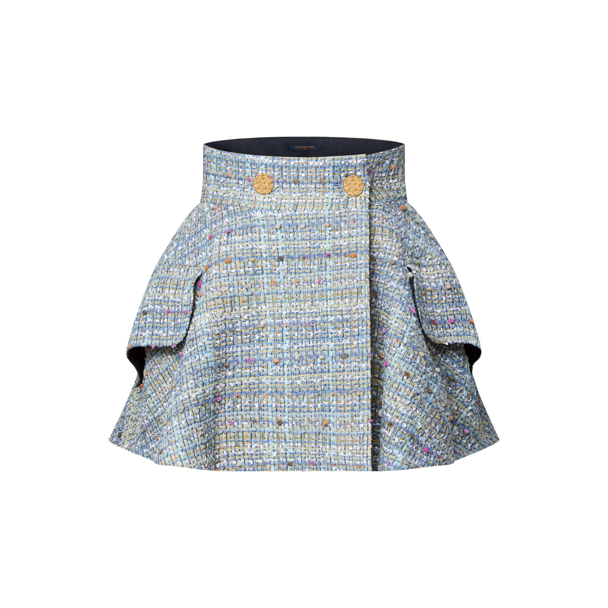 Tweed Mini Wrap Skirt  in Women