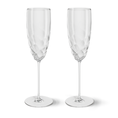 Twist Set of 2 Champagne Glass H25 in Trunks, Travel and Home's Home and Art of Dining Art of Dining collections by Louis Vuitton (Product zoom)