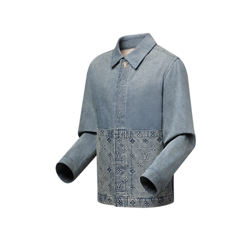 Upcycled Denim Canvas Jacket in Men's Ready-to-Wear Outerwear and Coats collections by Louis Vuitton (Product zoom)