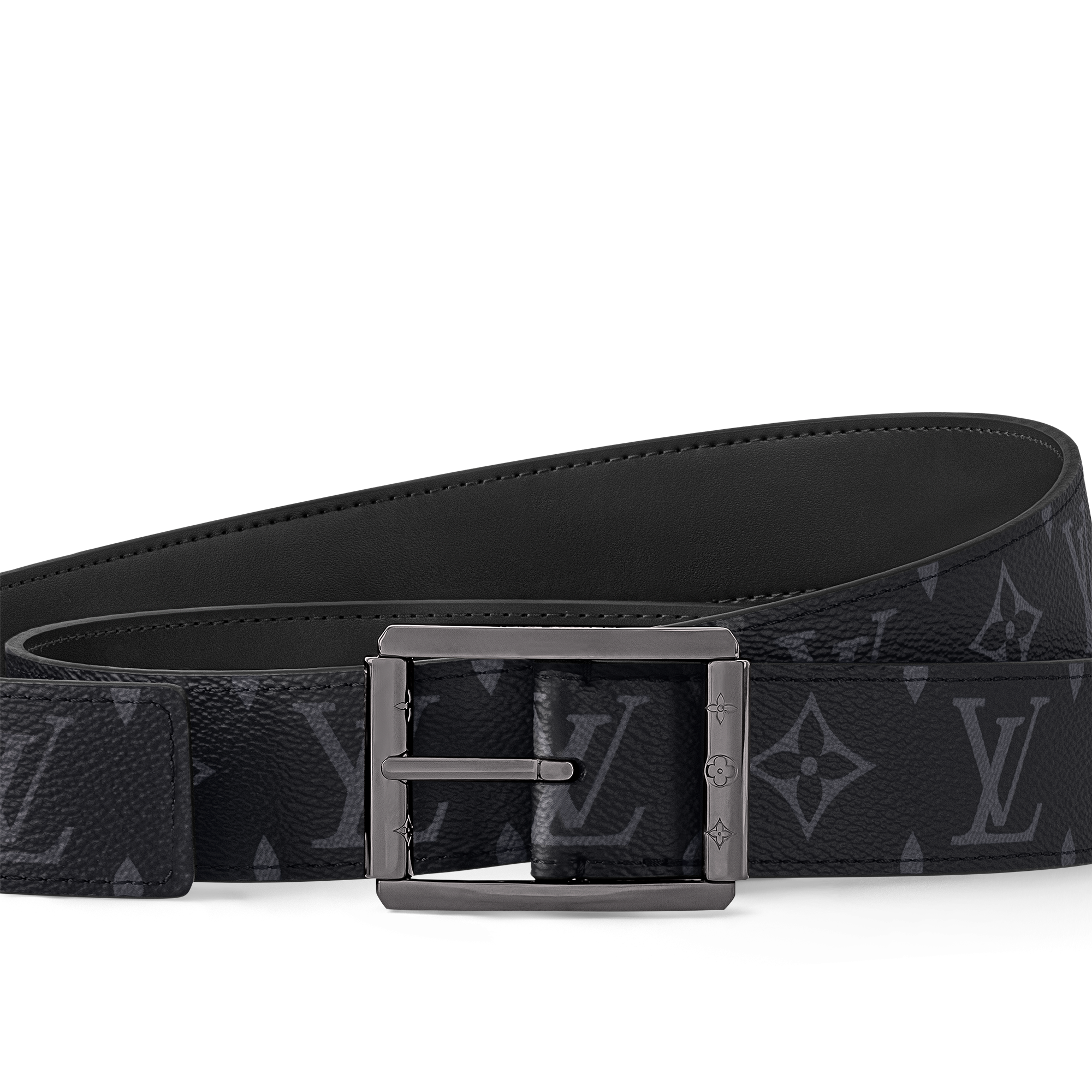Uptown 35mm Reversible Belt Monogram Eclipse in Men