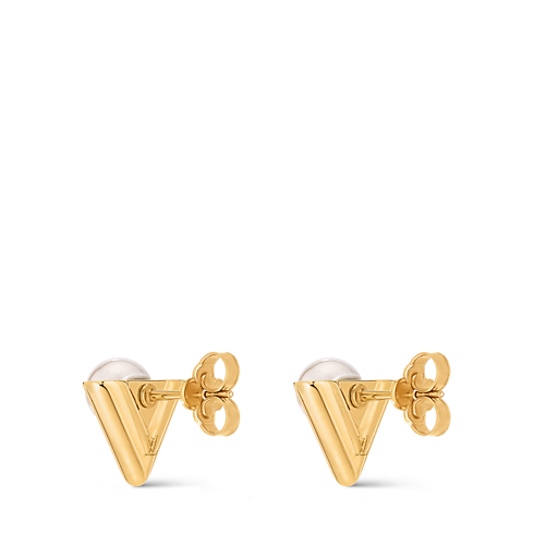 V For Vuitton Pearl And Metal Earrings . in Women's Fashion Jewellery All Fashion Jewellery collections by Louis Vuitton (Product zoom)