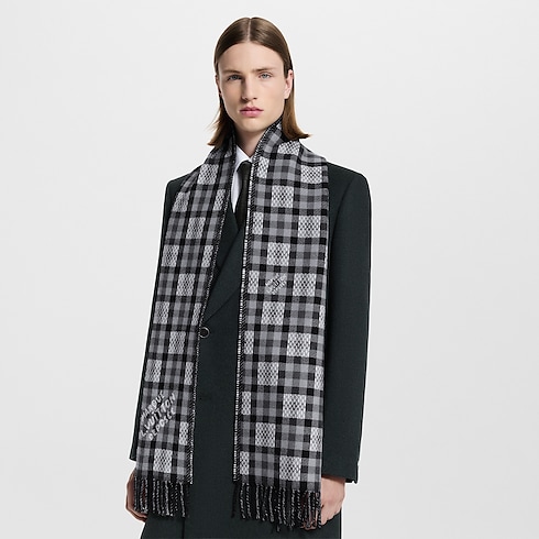 Vichy Damier Scarf . in Men's Accessories Scarves collections by Louis Vuitton (Product zoom)
