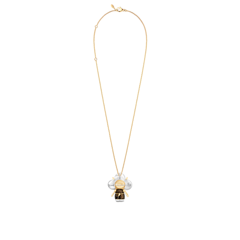 Vivienne Ox Pendant, 3 Golds, Lacquer, Diamonds & Colored Gemstones in Les Extraordinaires's Jewelry Necklaces and Pendants collections by Louis Vuitton (Product zoom)