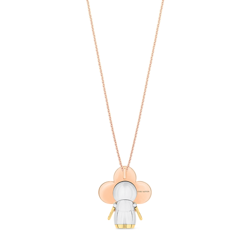Vivienne pendant, 3 golds & diamonds in Jewellery's Categories Necklaces and Pendants collections by Louis Vuitton (Product zoom)