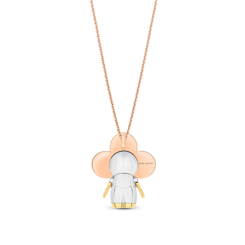 Vivienne pendant, 3 golds & diamonds in Jewellery's Categories Necklaces and Pendants collections by Louis Vuitton (Product zoom)