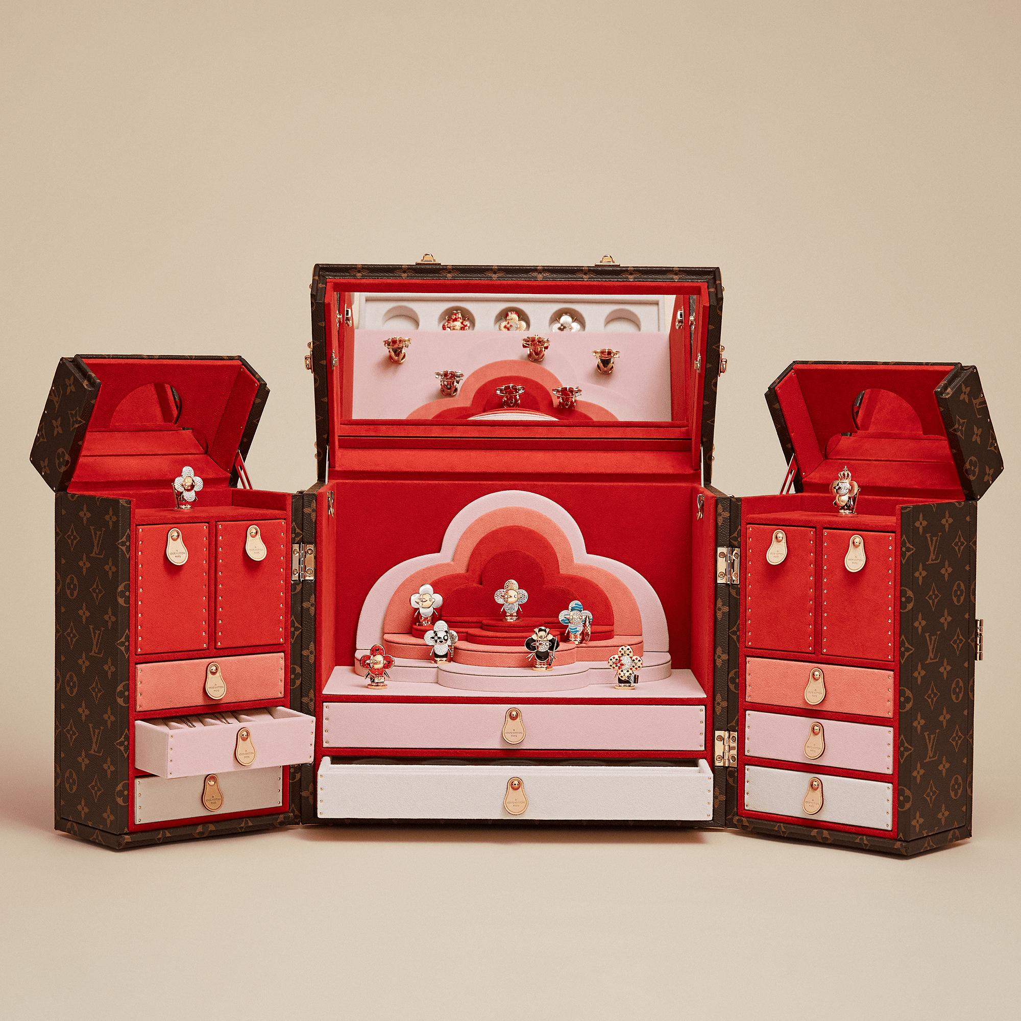 Vivienne Rainbow Pendant, 3 Golds, Diamonds & Colored Gemstones  in Jewellery