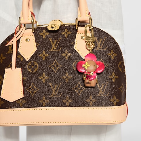 Vivienne Sunset Bag Charm worn view