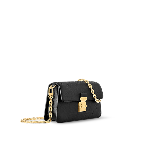 Wallet On Chain Métis Monogram Empreinte in Women's Wallets and Small Leather Goods Wallets on Chain and Micro Bags collections by Louis Vuitton (Product zoom)