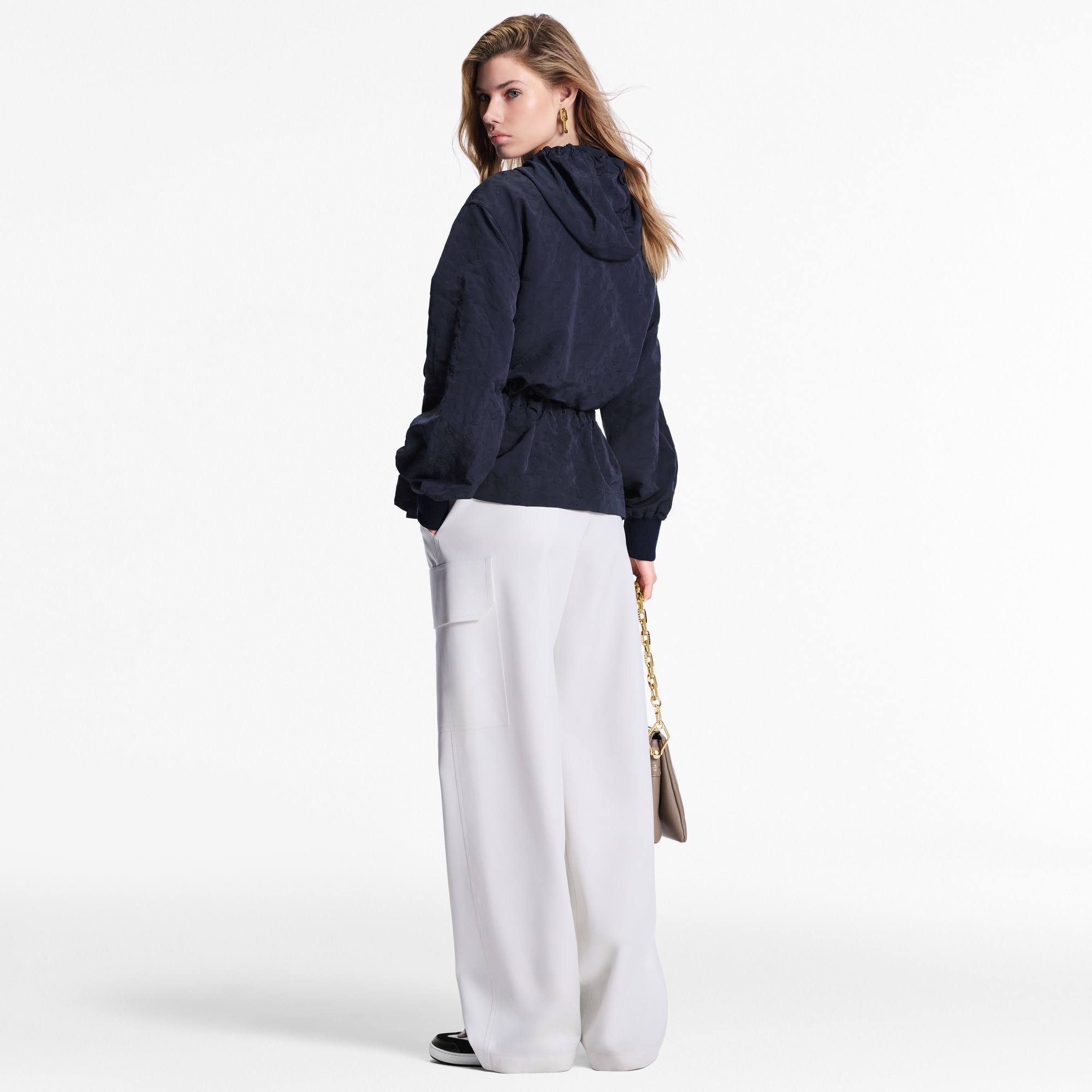 Water-Repellent Monogram Parka  in Women